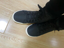AMOJI日本線(xiàn)下款秋冬棉鞋板鞋雪地靴男女同款情侶加絨高幫戶(hù)外防水防滑 黑白色 加絨 BlackWhite 40.5 (250mm) 曬單實(shí)拍圖