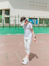 巴拉巴拉女童打底褲兒童褲子2025夏七分褲舞蹈休閑褲【商場同款】 本白10101 150 曬單實拍圖