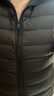 雅鹿羽絨馬甲女裝純色秋冬季新款短款羽絨服內搭坎肩女輕薄羽絨服 黑色 L 曬單實(shí)拍圖