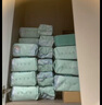 嫚熙（EMXEE）【唐藝昕推薦】綠貝殼濕巾小包嬰兒手口可用便攜濕紙巾 10抽*10包 曬單實(shí)拍圖