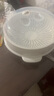 茶花微波爐蒸籠器皿用品套裝蒸鍋碗帶蓋塑料大號用品蒸菜器具圓形 雙層蒸籠1L 曬單實(shí)拍圖