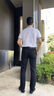 XJSGS官方國際正品牌男士高端短袖polo衫夏季中年冰絲速干輕奢男裝t恤 高檔白色【現(xiàn)貨速達(dá)】 XL 建議【體重140-160斤】 曬單實(shí)拍圖