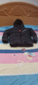李寧防潑水短羽絨服男子春季80%鴨絨健身連帽運(yùn)動(dòng)外套AYMU079 黑色(079款)-1 M 曬單實(shí)拍圖