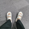 馬克華菲拖鞋男2025夏季新款防滑軟底一字拖輕奢潮牌高端真皮休閑沙灘鞋男 白色 41 曬單實拍圖