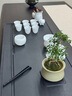 金鑲玉溫文杰老師手作 功夫茶具套裝冰種羊脂玉瓷家用陶瓷送禮禮盒裝 溫文杰冰雪美人大套裝 18頭 曬單實拍圖