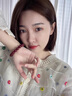浪漫秀閣品牌高端原礦朱砂手串女本命年和田玉轉(zhuǎn)運(yùn)珠生日禮物送媽媽女友 朱砂招才納福手鏈--傳承禮盒 珠徑8mm(適合偏瘦女士) 曬單實(shí)拍圖