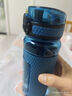 優(yōu)之水杯男大容量便攜tritan塑料直飲喝水壺戶(hù)外健身帶茶隔運動(dòng)水杯子 蝶豆藍800ML 曬單實(shí)拍圖