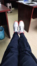 耐克（NIKE）官方艦店男鞋春季運(yùn)動(dòng)鞋AIR FLIGHT 89氣墊休閑鞋AJ4兄弟跑步鞋 白/黑/大學(xué)紅/AJ4兄弟款 43 曬單實(shí)拍圖