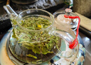 藏白玻璃茶壺泡茶壺單壺過濾耐熱家用泡茶器功夫茶具可加熱小茶壺 玻璃石瓢壺 曬單實拍圖
