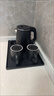 卡.琮.蒂酒店電熱水壺雙層防干燒304不銹鋼水壺賓館民宿客房專(zhuān)用燒水壺家用宿舍 0.8L 黑色電熱水壺帶木紋托盤(pán)+黑色馬克杯 曬單實(shí)拍圖