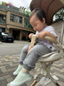 貝比寶寶學(xué)步鞋嬰兒鞋子1到2歲小孩軟底防滑夏季室內鞋襪家居地板鞋 M19708 淺荷綠（舒適透氣） 14.5 cm內長(cháng)-推薦腳長(cháng)13.5-14cm 曬單實(shí)拍圖