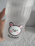 沃德百惠（WORTHBUY）水杯男女簡(jiǎn)約飲水杯上班族小學(xué)生專用便攜防摔隨手杯夏季運(yùn)動(dòng)水壺 透明款-范范兔（650ml） 曬單實(shí)拍圖