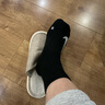 耐克（NIKE）新款專業(yè)網(wǎng)球襪2雙裝男女加厚毛巾底運動襪子吸汗防滑透氣 SK0118-010中筒黑色 M(建議38-42) 曬單實拍圖