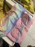 JELLYBABY兒童外套女童外套新款寶寶彩虹服小童連帽開衫兒童衣服 彩色 90 CM 曬單實拍圖