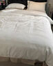 米漫庭簡(jiǎn)約全棉三層紗四件套純棉提花被套水洗棉床單春季被罩肌理感床品 莉莎-白 1.5/1.8m床單款(被套200*230cm） 曬單實(shí)拍圖