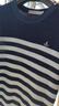 Navigare意大利小帆船女士T恤衫25春夏季新品休閑簡(jiǎn)約風(fēng)體恤寬松顯瘦上衣 深藍(lán)白紋 M 曬單實(shí)拍圖