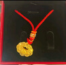 中國(guó)珠寶生日紀(jì)念禮物黃金項(xiàng)鏈長(zhǎng)命鎖吊墜福字平安鎖足金寶寶金鎖滿月 曬單實(shí)拍圖