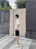 海瀾之家 HLA短袖t恤男夏季薄款2025新款蛇年賀歲涼感大碼半袖經(jīng)典上衣打底衫 漂白9T L 175/92A 推薦137~150斤 曬單實(shí)拍圖