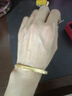 GRAYCEWODY9999足金真金手鐲女新款時(shí)尚實(shí)心龍鳳呈祥黃金色手環(huán)鐲子送禮 20g 58內徑(90-100斤)佩戴證書(shū)禮盒裝 曬單實(shí)拍圖