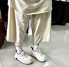 達(dá)芙妮官方厚底小白鞋女2025新款紅色鞋子女款輕便休閑運(yùn)動(dòng)鞋百搭板鞋女 米紅色-6cm厚底【新款上市】 37 曬單實(shí)拍圖