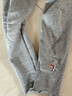 貝瑞加（Babyprints）女童打底褲兒童褲子女寶寶彈力長(zhǎng)褲女孩春秋底褲木耳邊 灰110 曬單實(shí)拍圖
