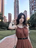 CONCISE KITE真皮【禮盒裝】皮帶女士頭層牛皮西裝連衣褲裙帶輕奢腰帶女 黑色/520送女朋友禮物 105cm （2.8cm） 曬單實(shí)拍圖
