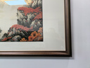貴妃笑 蘇州純手工蘇繡刺繡客廳餐廳沙發(fā)背景裝飾畫(huà)大堂公司辦公室掛畫(huà) 鴻運當頭 畫(huà)框尺寸：205x85 曬單實(shí)拍圖