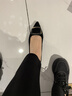 百麗時尚優(yōu)雅單鞋女25春新商場真皮氣質(zhì)高跟鞋D3N1DAQ5 黑色 35 曬單實拍圖