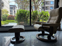思特萊斯（Stressless）旗艦貓眼石沙發(fā)椅客廳真皮沙發(fā)休閑椅挪威進(jìn)口躺椅午休椅國(guó)家補(bǔ)貼 木底座--巴帝克皮--拿鐵色 曬單實(shí)拍圖