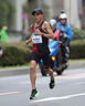 QINKUNG輕功專業(yè)跑步短袖T恤呼吸方格馬拉松春夏運動健身訓(xùn)練速干T男女款 【男款】絳紫 2XL 曬單實拍圖
