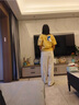 休閑褲女夏季搭配套裝時(shí)尚女裝小個(gè)子穿搭減齡休閑衣服兩件裝褲子 黃色上衣+杏色褲子 M （建議99-110斤） 曬單實(shí)拍圖