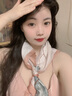 CHANEELR & KARITH絲巾女2025新款中國(guó)風(fēng)山茶花款搭配襯衫護(hù)頸圍脖薄款小方巾送女友 【淺粉】三八節(jié)禮物送長(zhǎng)輩 曬單實(shí)拍圖