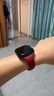 紐鯨 NEWTLE WHALE小蠻腰硅膠表帶適用于Apple watchS9/4/5/6/7/8/SE/Ultra蘋果手表iWatch細(xì)表帶男女款純色簡約風(fēng) 酒紅色 45mm 曬單實(shí)拍圖