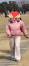 德瑪納【個(gè)性撞色拼接】冬款溫柔連帽長(cháng)羽絨服外套女 曬單實(shí)拍圖