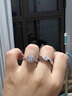 京蔻迪仿真結(jié)婚對(duì)戒一對(duì)婚戒假鉆戒婚禮道具情侶戒指男女求婚交換儀式用 一見傾心+絲絨單戒盒2個(gè) 開口可調(diào)節(jié) 曬單實(shí)拍圖