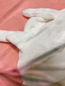 芳嬪毛絨外套女冬季可愛毛絨絨加絨加厚開衫奶兔耳朵羊羔新款軟糯毛茸 白色 [夾棉] 加厚 S 曬單實(shí)拍圖