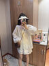 衣典零一（LEDIALYI）蕾絲勾花襯衫短褲套裝女2025夏季新款小個子洋氣質顯瘦減齡兩件套 白色 S （建議105斤以內） 曬單實拍圖