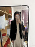 薩拉維夫西裝外套女春秋2025新款小個子休閑短款西服 單件黑色西裝 S 曬單實拍圖