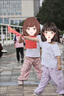 G.DUCKKIDS小黃鴨童裝女童褲子春秋2024新款洋氣兒童工裝褲女寶寶休閑長褲潮 粉紅 110 (建議身高100cm 4-5歲)cm 曬單實拍圖