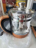 出口北美110V伏養生壺玻璃恒溫壺多功能全自動(dòng)煮茶器電熱燒水壺煎藥壺花茶泡茶壺美國加拿大小家電 美規110V電壓#黑金色 1.8L 曬單實(shí)拍圖
