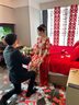 廷簾長條喜字貼結(jié)婚布置訂婚婚房裝飾條幅全套窗簾客廳臥室連串喜字 室內(nèi)方喜子【寬35cm 長2.2m】 一條裝（配無痕膠點(diǎn)） 曬單實(shí)拍圖