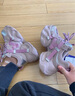 回力官方女鞋秋季老爹鞋女2025新款運動(dòng)鞋百搭 紫銀 37 曬單實(shí)拍圖