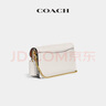 蔻馳（COACH）女士TABBY手拿包斜挎包盒子包牛皮革通勤真皮女包 B4/粉筆白色 曬單實拍圖