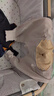 babylove嬰兒褲子春秋純棉寬松大pp褲外出長褲男女寶寶可愛百搭休閑褲 薄暮灰 100 曬單實拍圖