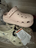 卡駱馳（crocs）洞洞鞋女 經(jīng)典云朵Clog透氣一腳蹬穿沙灘鞋涼拖鞋 206750-2Y2 W8 曬單實(shí)拍圖