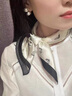 Calznklien真絲絲巾女100%桑蠶絲2026新款小方巾生日禮物送媽媽送領(lǐng)導伴手禮 【米綢馬韻】高級感禮盒裝 曬單實(shí)拍圖
