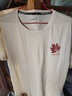 真維斯（JEANSWEST）短袖t恤男夏季新款衣服男裝情侶寬松港風(fēng)潮流青少年休閑ins風(fēng)半袖 杏色 楓樹(shù)葉_K XL 曬單實(shí)拍圖
