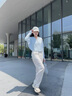 回力冰絲防曬衣女款2025新款夏季短款小個子大帽檐開衫戶外騎行防曬服 曬單實拍圖