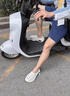邦帛世洞洞鞋男戶外涉水沙灘涼鞋外穿垂釣開車一腳蹬防滑eva透氣涼鞋 白色 44 -45【偏小一碼】 曬單實(shí)拍圖