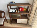 作木坊茶柜餐邊柜斗柜儲物柜收納柜矮柜落地柜R1360 小邊柜 898*350*1100 曬單實(shí)拍圖